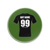 UniGift Newcastle Falcons Glossy Hardboard Coaster (Rugby Union Design, Color Options), Green, Round view 1