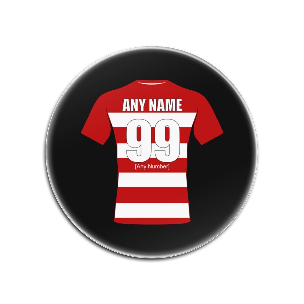 UniGift Gloucester Hardboard Coaster (Rugby Union Design, Color Options), Black, Round