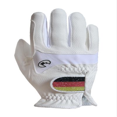 ROECKL SPORTS Maryland Riding Gloves, White/Germany, Size 7
