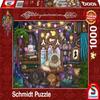 Schmidt Spiele 59990 Brigid Ashwood, Afternoon Tea with Cats, 1,000-Piece Puzzle view 1