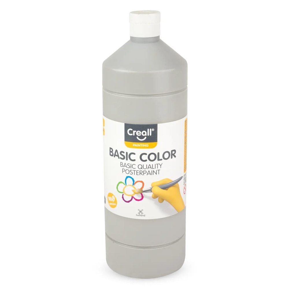 CREATIV DISCOUNT School Paint, 1,000 ml, Gray – Great Value