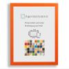 Morena MDF Frame for 69 x 94 cm Picture, Orange, Simple, with Acrylic Glass view 1
