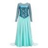 Colorfog Elegant Blue Snow Princess Dress for Women, 3XL view 2