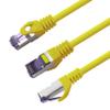 1aTTack.de 5-Pack 0.5 m CAT7 Ethernet Cables RJ45 10 Gigabit SFTP PIMF - Yellow view 3