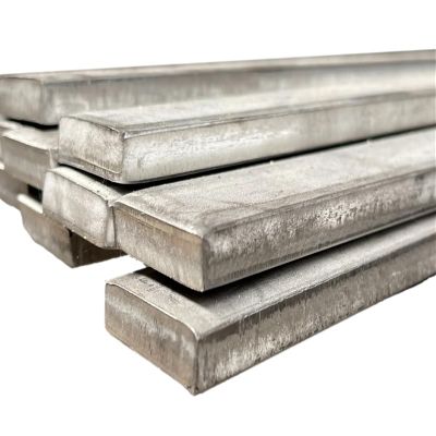 Stainless Steel Flat Bar 1.4301/1.4307, Mill Finish, EN 10088 (40 x 6 mm - 500 mm)