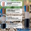 EBROM NYY-J 3x10 mm Underground Power Cable, Black, 53 m view 2