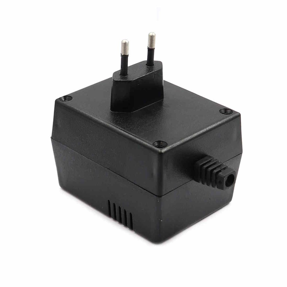 WITTKOWARE Plug Enclosure with Ventilation Slots, 82 x 64 x 55 mm, Black