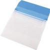 A4 PP Document Folder with 5 Compartments and Closure, Blue view 1