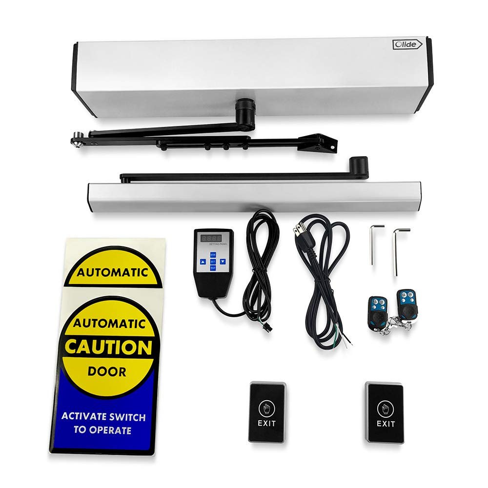 Olide SW100 Swing Door Closer with 2 Contactless Push Switches