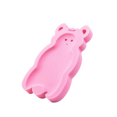 Naisicatar Comfortable Baby Bath Sponge Cushion, Antibacterial and Non-Slip Bath Mat (Pink), Nice Gift