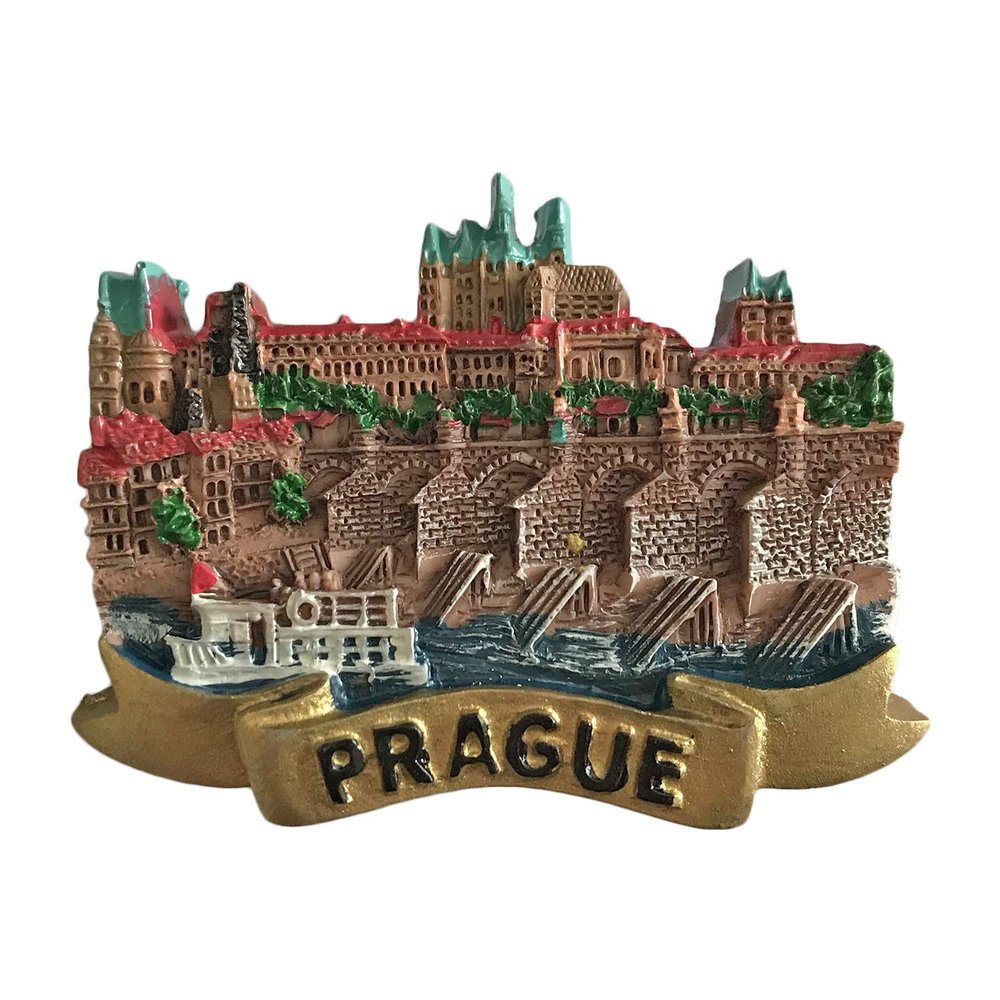 Prague Czech 3D Refrigerator Magnet Travel Souvenir Home & Kitchen Decoration from China