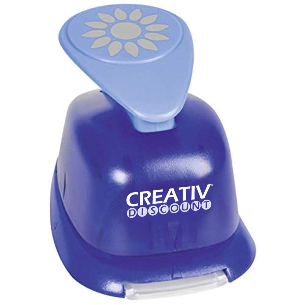 CREATIV DISCOUNT Large Sunflower Craft Punch, Approx. 2.5 cm