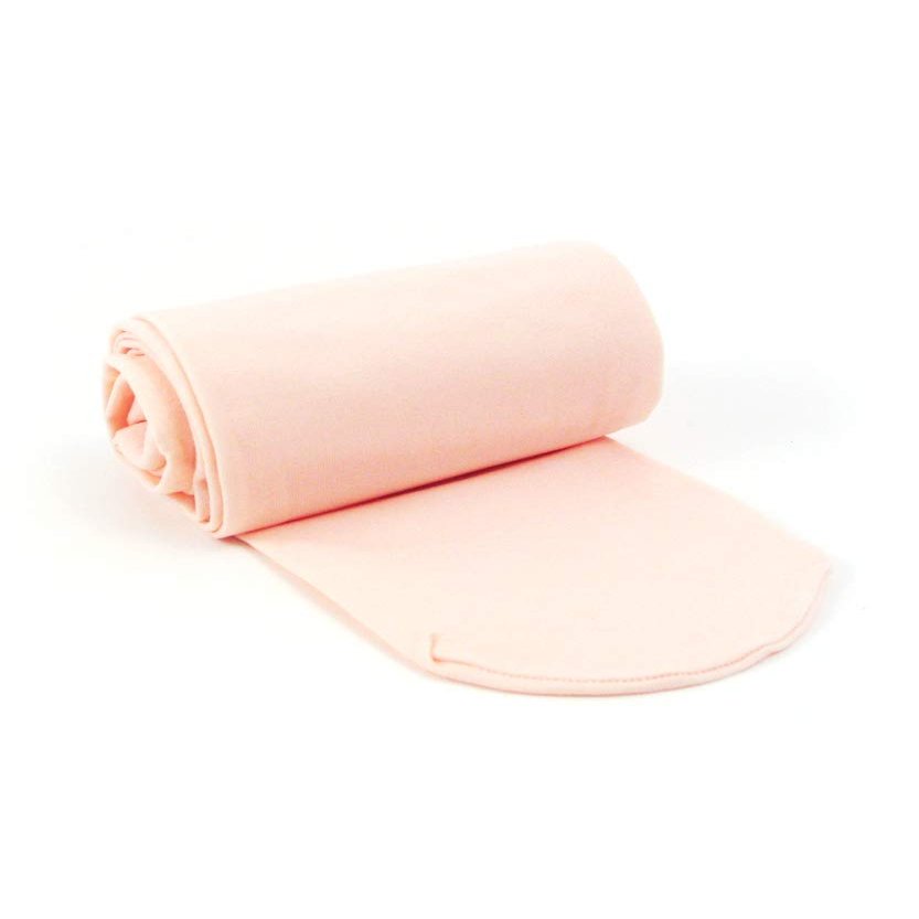 Grouptap Girls' Pink Footed Ballet Tights, Ultra-Soft Microfiber (Ages 4–7, 100–120 cm)