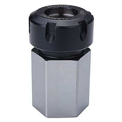 ChaRLes Hardened Steel Hex ER-25 Collet Chuck Block CNC Turning Tool Holder