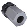 ChaRLes Hardened Steel Hex ER-25 Collet Chuck Block CNC Turning Tool Holder view 4