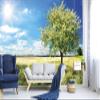 Fleece Photo Wallpaper TREE IN MEADOW 375 x 250 cm | Paste Included view 2