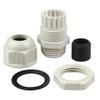 50-Piece 1/2-Inch IP69K Nylon Cable Glands, Gray view 4