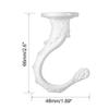 Sourcing Map Wall Hooks, White, 2-Pack view 4