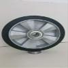 2-Pack Rubber Wheels 200 mm for Pallet Trucks, Ball Bearing, 20 mm Bore (200-20-50) view 2