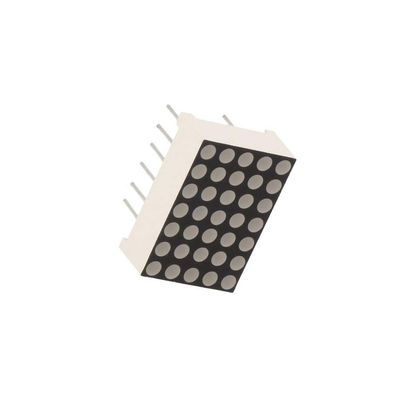 FYM-7571AUHR-11 Display: 5x7 Red LED Matrix, 30–60 mcd, Cathode, 12.7 x 17.8 x 6.3 mm