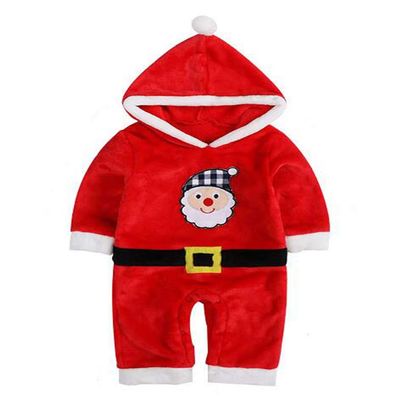 keephen Baby Toddler Christmas Santa Costume Romper Dress