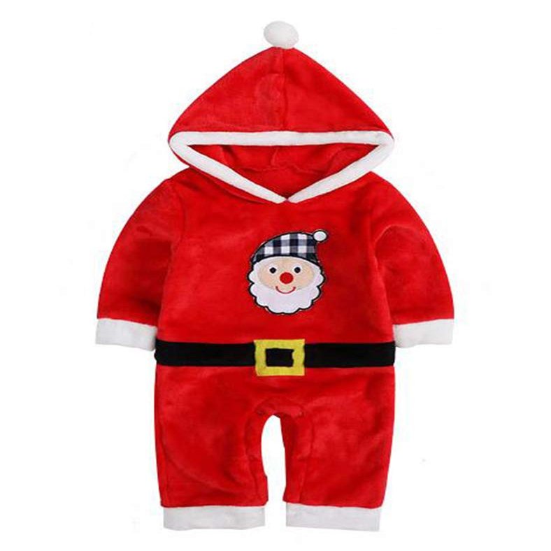 keephen Baby Toddler Christmas Santa Costume Romper Dress