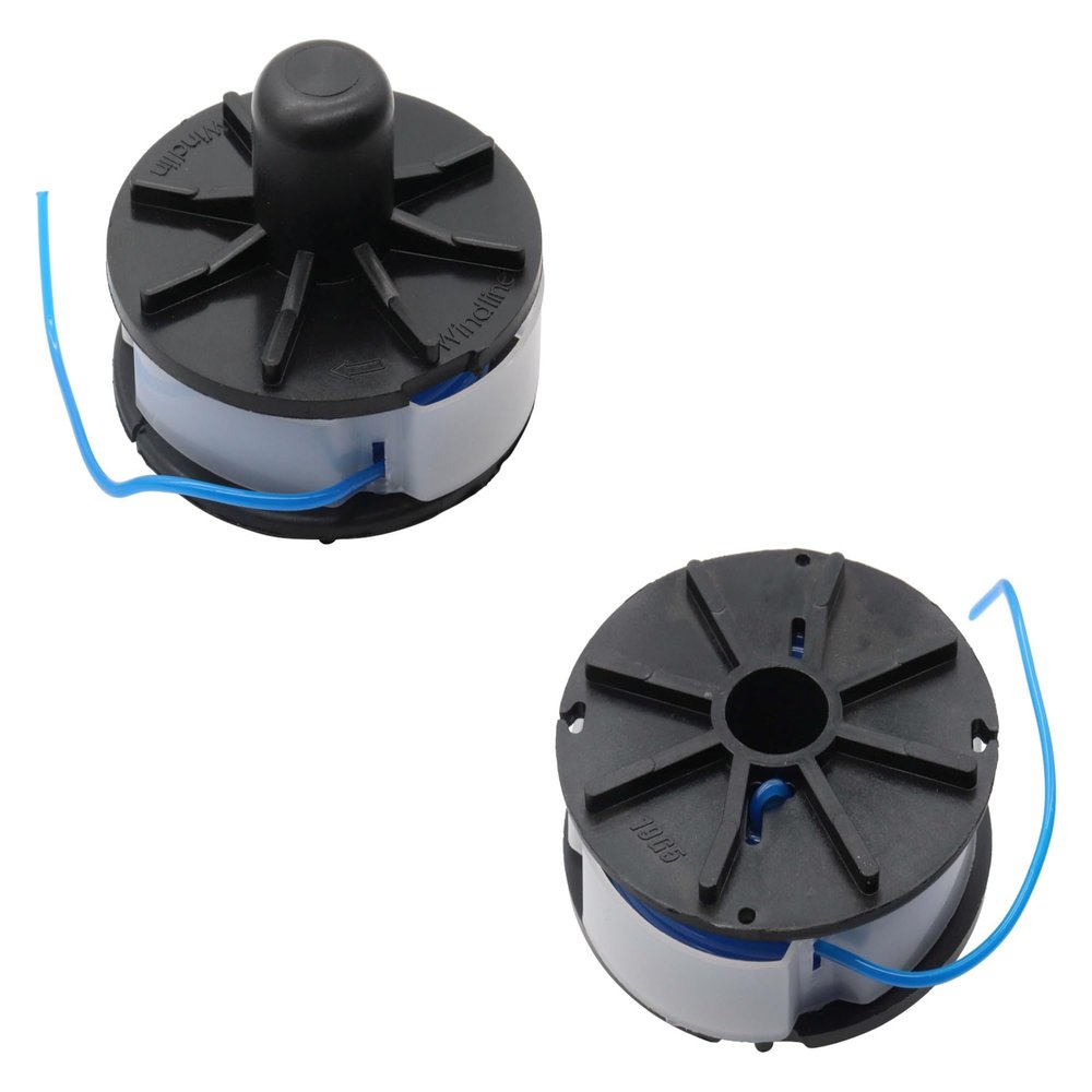 SECURA 1.5 mm Trimmer Line Spool, 2-Pack, Compatible with Einhell GE-ET 5027