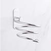 CN Bathroom Towel Rack with Hair Dryer Shelf, No-Drill Wall-Mounted Holder view 2