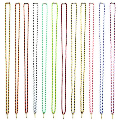 pokalspezialist Blue/White 10-Piece Medal Cord, 42 cm