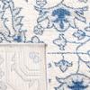 SAFAVIEH Traditional Rug for Living Room, Dining Room & Bedroom - Brentwood Collection, Low Pile, Cream and Blue, 61 x 244 cm view 2