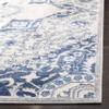 SAFAVIEH Traditional Rug for Living Room, Dining Room & Bedroom - Brentwood Collection, Low Pile, Cream and Blue, 61 x 244 cm view 3