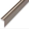 NALine Stair Nosing Profile 30 x 32 x 900 mm, Stainless Steel Look, Self-Adhesive view 1