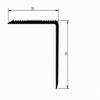 NALine Stair Nosing Profile 30 x 32 x 900 mm, Stainless Steel Look, Self-Adhesive view 2
