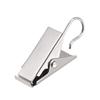 Sourcing Map 30-Piece Curtain Hooks, 1-Inch Metal Clips, Silver Tone view 1