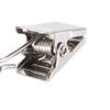 Sourcing Map 30-Piece Curtain Hooks, 1-Inch Metal Clips, Silver Tone view 3