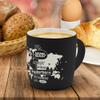 printplanet - Paderborn City Engraved Coffee Mug - SoftTouch Mug with Engraved “No Man Is Perfect, But...” Design - Matte Rubberized Surface - Black view 2