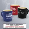 printplanet - Paderborn City Engraved Coffee Mug - SoftTouch Mug with Engraved “No Man Is Perfect, But...” Design - Matte Rubberized Surface - Black view 3