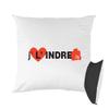 Mygoodprice Printed Cushion, 40 x 40 cm, Two-Tone, Black view 1