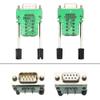 CERRXIAN DB9 RS-232 Serial Adapter, Male-to-Female, 1 Pair, White Screw-Terminal Plug view 4