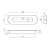 SOTECH 10-Pack Recessed Pull Handles EL-09 view 3