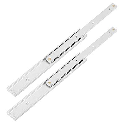 16 mm Mini Aluminum Alloy Drawer Slides, 2-Piece Set, 140 mm