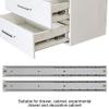 16 mm Mini Aluminum Alloy Drawer Slides, 2-Piece Set, 140 mm view 3
