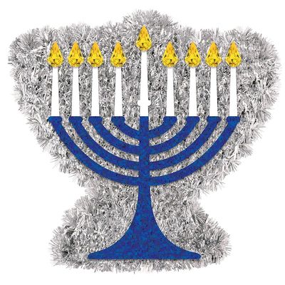 amscan Ornamental Chanukah Celebration Decoration Mini Menorah
