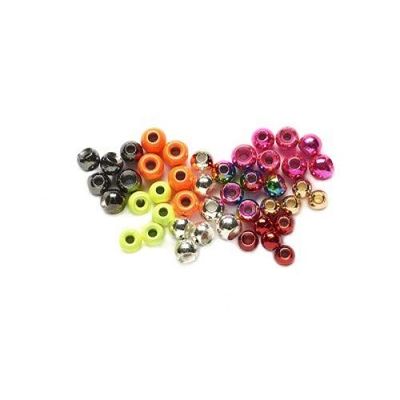 Veniard Tungsten Countersunk Colored Beads for Fly Tying or Crafts, Pink, 2.8 mm