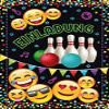12 Kids' Bowling Birthday Invitations with Envelopes, Party Bags & Stickers view 3