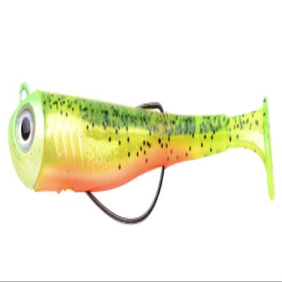 Spro Gutsbait UV 95 Pre-Rigged Soft Bait, Mojito, 9.5 cm