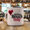 printplanet Enamel Mug with Name Detlef – Metal Mug with “Favorite Person” Design, Nostalgic Camping Mug, Silver view 2