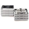 1aTTack.de Cat.6 LSA+ Network Connection Box, 3-Pack, Silver view 1
