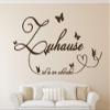 timalo Living Room Wall Decal “Home Is Where It’s Nicest” with Butterflies | 73076 Light Red-Orange, 80 x 40 cm view 2