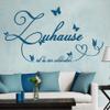 timalo Living Room Wall Decal “Home Is Where It’s Nicest” with Butterflies | 73076 Light Red-Orange, 80 x 40 cm view 3